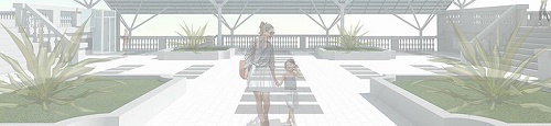 Immagine che raffigura un progetto architettonico per l'ospedale forlanini